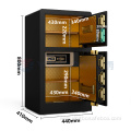 Black color safe home security fingerprint safe box